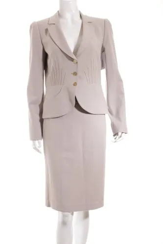 Armani Collezioni Tailleur gris clair style décontracté