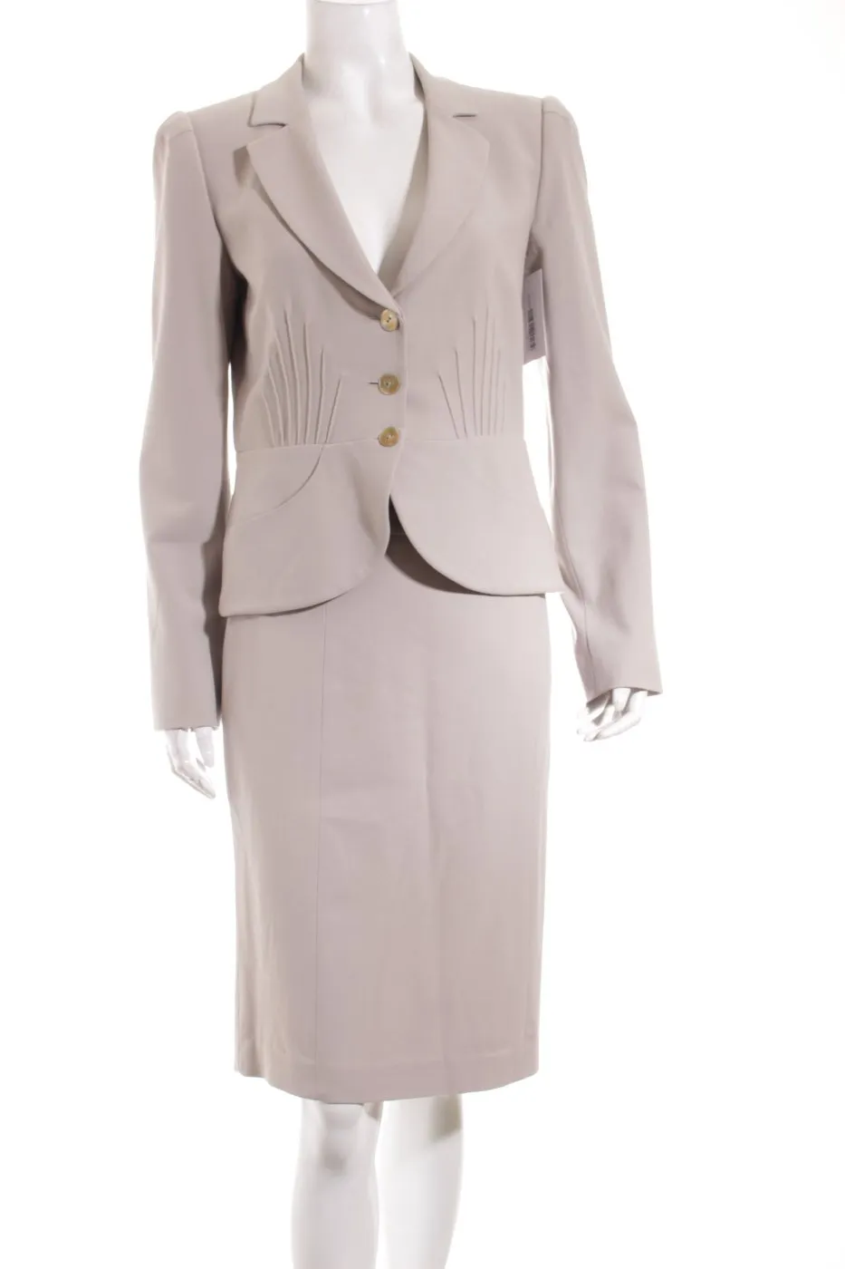 Armani Collezioni Tailleur gris clair style décontracté