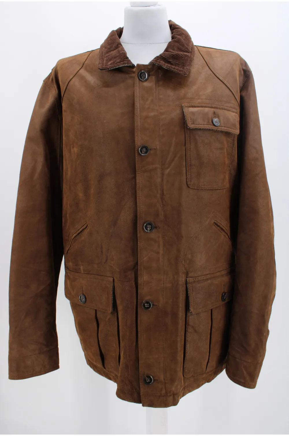 Blouson cuir Johnston & Murphy / Vêtement d'occasion vintage friperie