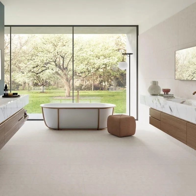 Casalgrande Padana Timeless Ice 60x120 cm 14460048 | Carrelage imitation béton 