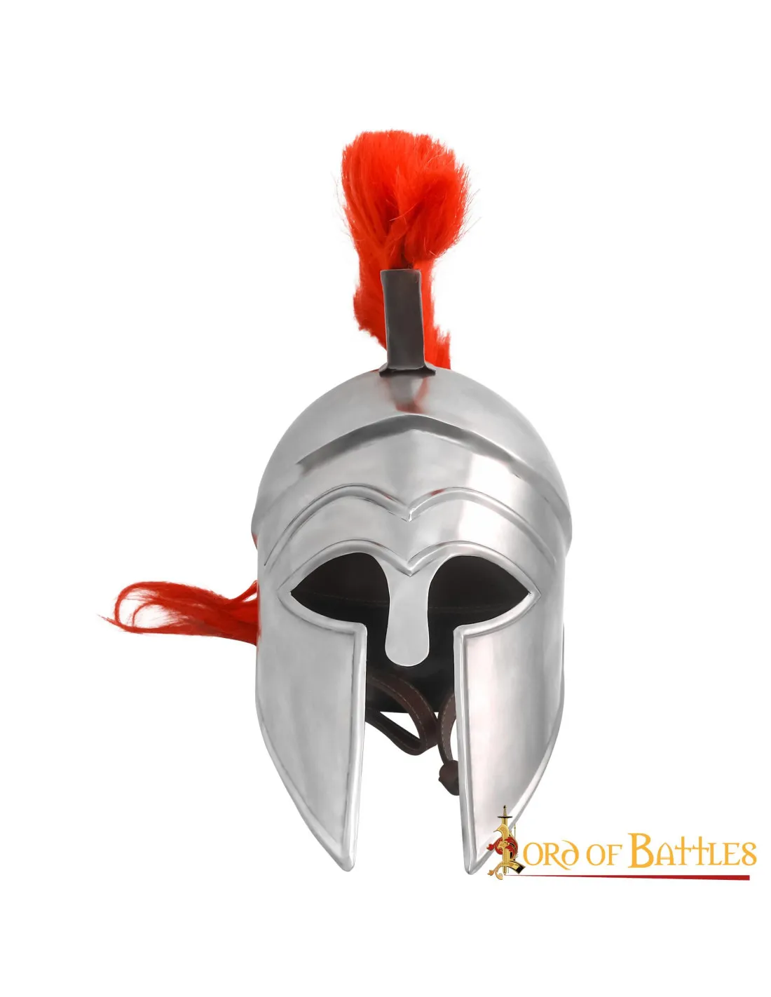 Casque corinthien grec avec panache rouge ⚔️ Boutique Épées