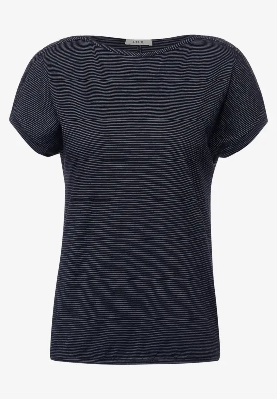 CECIL T-shirt avec fente sur les épaules 