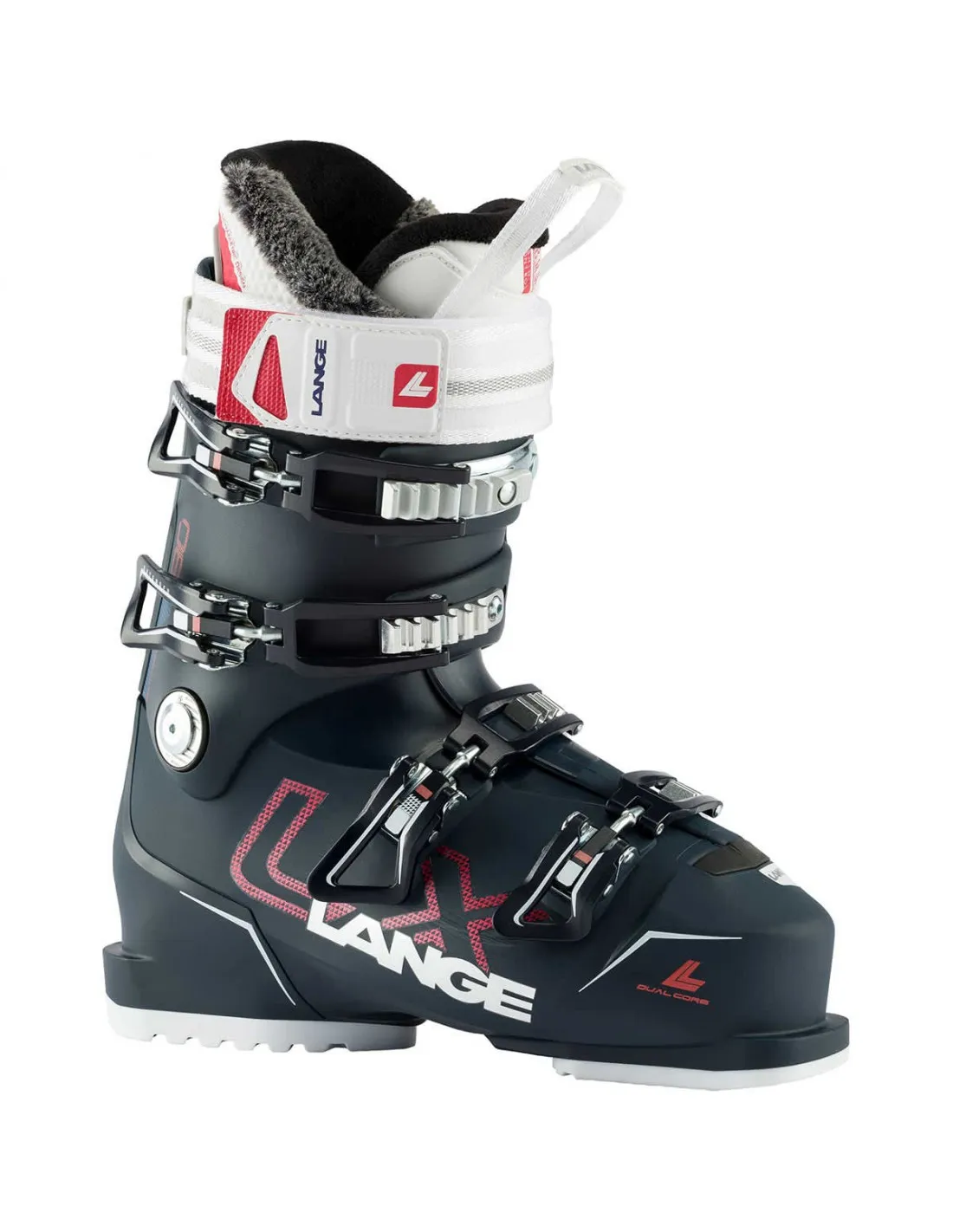 Chaussures de ski Neuves Lange LX80 W Black Blue Red 2021 Taille 26.5(mondopoint)
