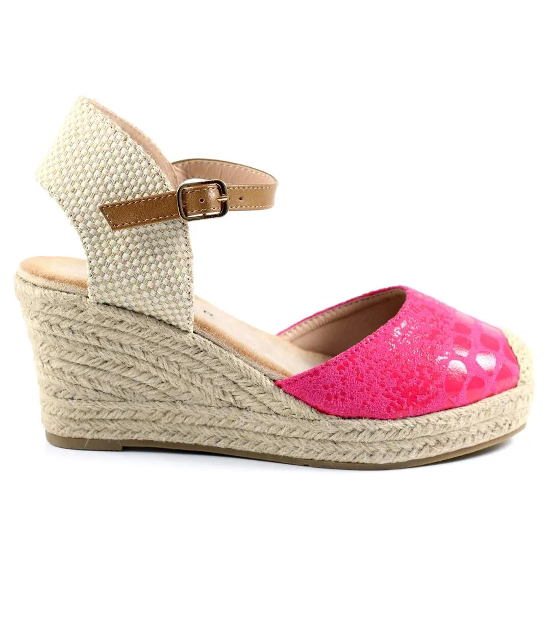 Chaussures à talon compensé craster femme rose Lunar