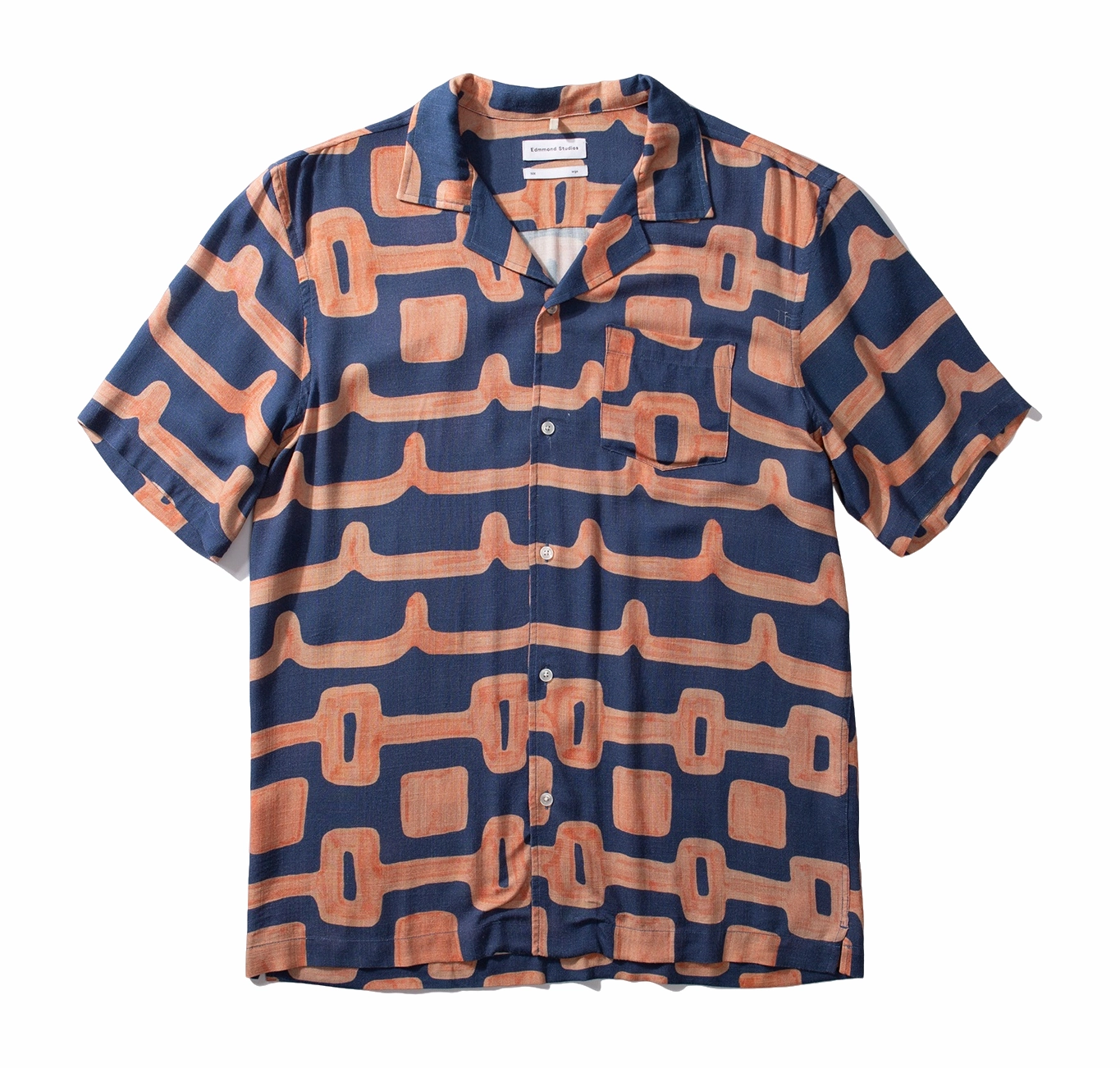 Chemise Edmmond Studios Homme Pool SS Plain Steel 24
