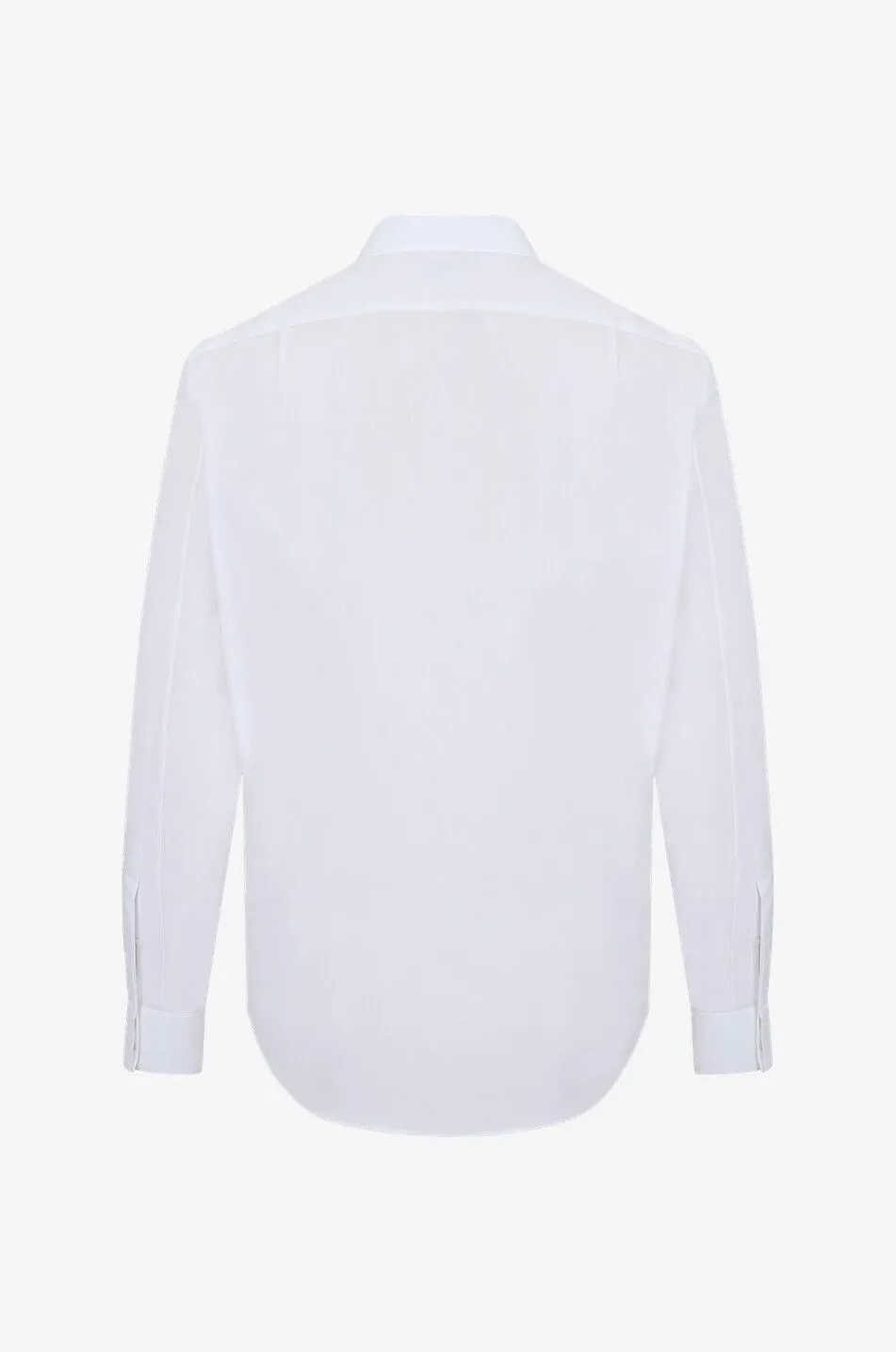 Chemise en popeline à boutonnage dissimulé