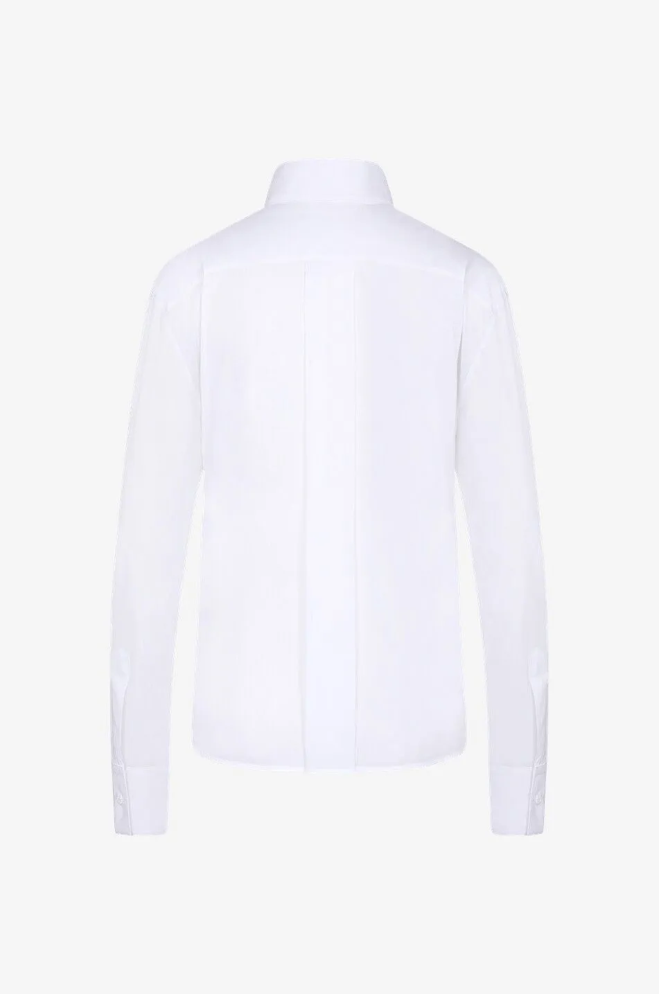 Chemise en popeline à broderies anglaises