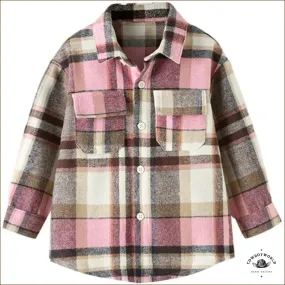 Chemise à Carreaux Fille Cowboy