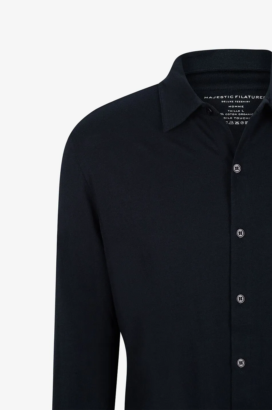 Chemise à manches longues en coton