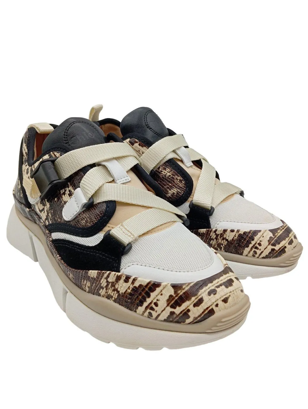 Chloé Basket slip-on motif abstrait style décontracté