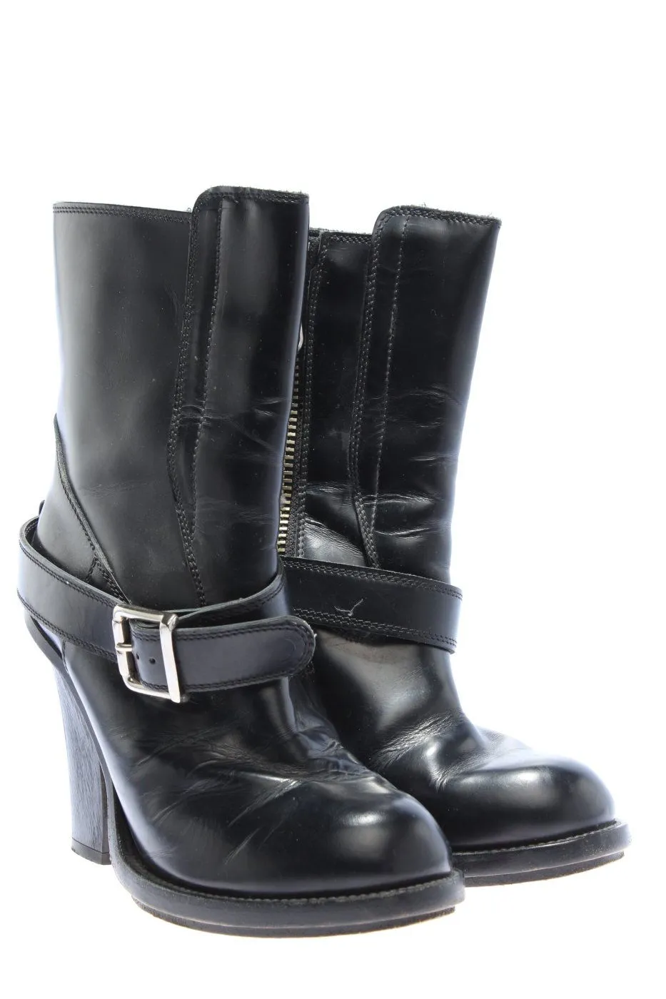 Chloé Bottines à fermeture éclair noir style décontracté