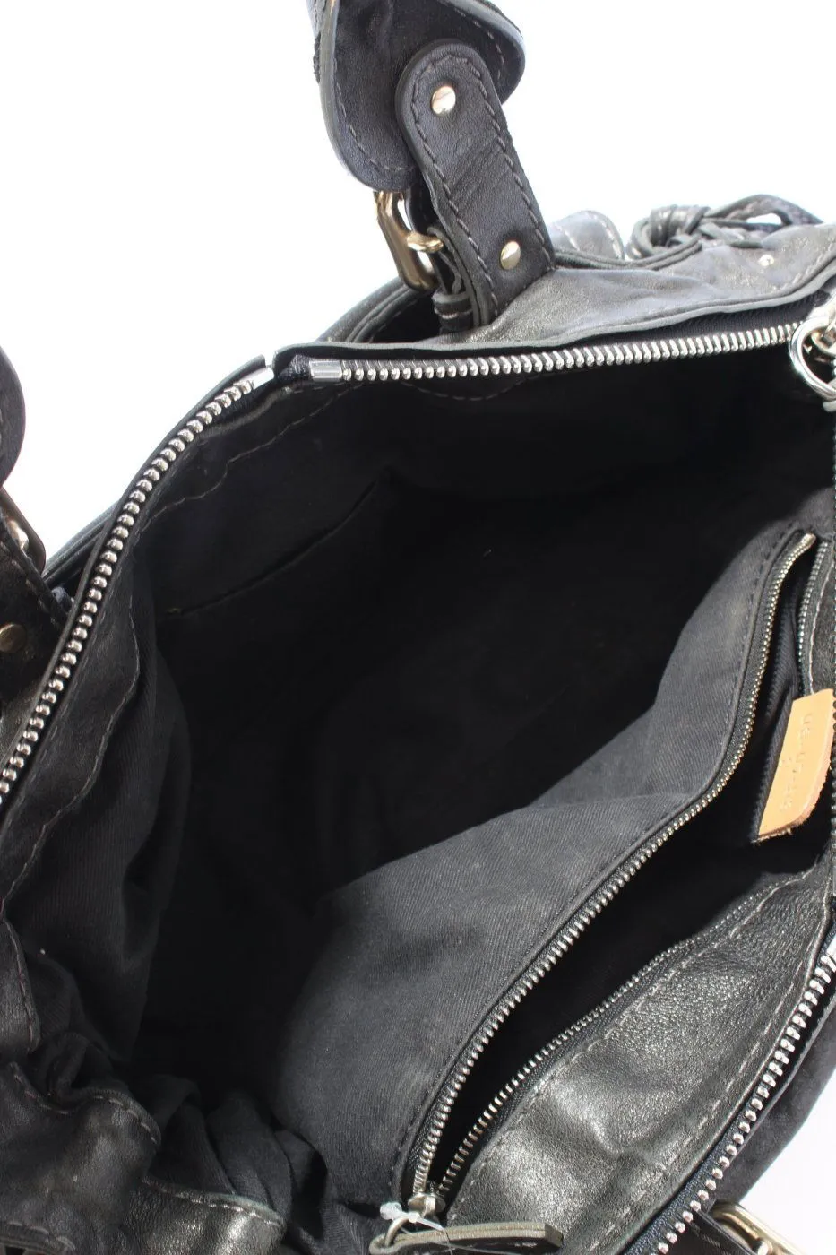 Chloé Sac Baril noir style décontracté