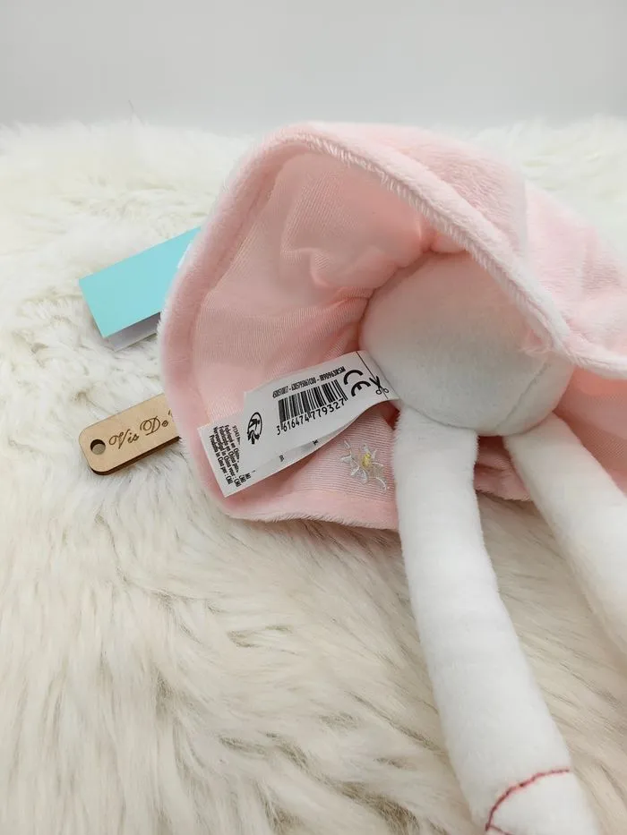Doudou peluche Souris blanc et rose Tex Baby - Tex baby | Beebs