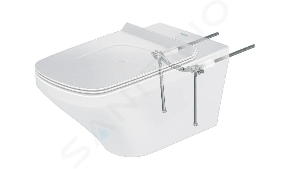 Duravit Darling New - WC suspendu, 370 mm x 540 mm, blanc - toilette, avec WonderGliss 25450900001