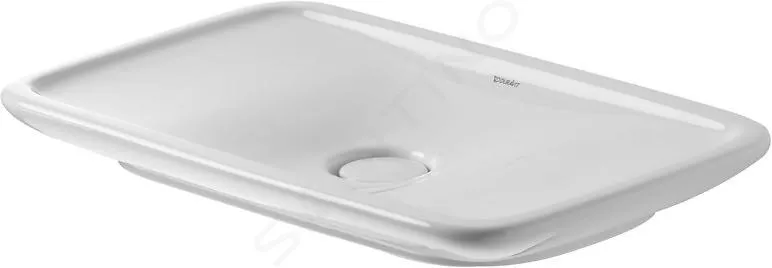 Duravit Puravida - Vasque sans trou sans trop-plein, rectifiée, 70x42 cm, blanc - vasque 0370700000