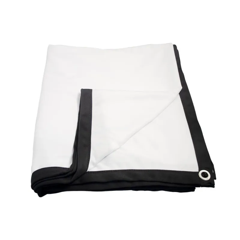 Écran Projection Pliable 100" Polyester Durable Anti-Plis
