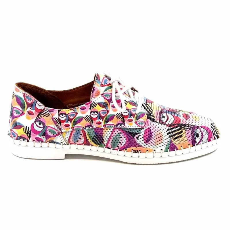 Ivoire P420 Cuir Imprimé Multicolore