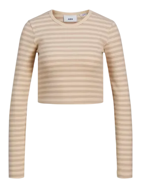 JJXX W JXFELINE STR LS STRIPE RIB TEE