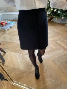 Jupe Neuve courte de tailleur Sandro à rayures fines