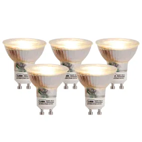Lot de 5 lampes LED GU10 3W 230 lm 2700K