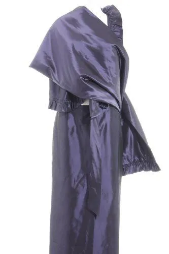 Luis Civit Barcelona Tailleur violet foncé élégant