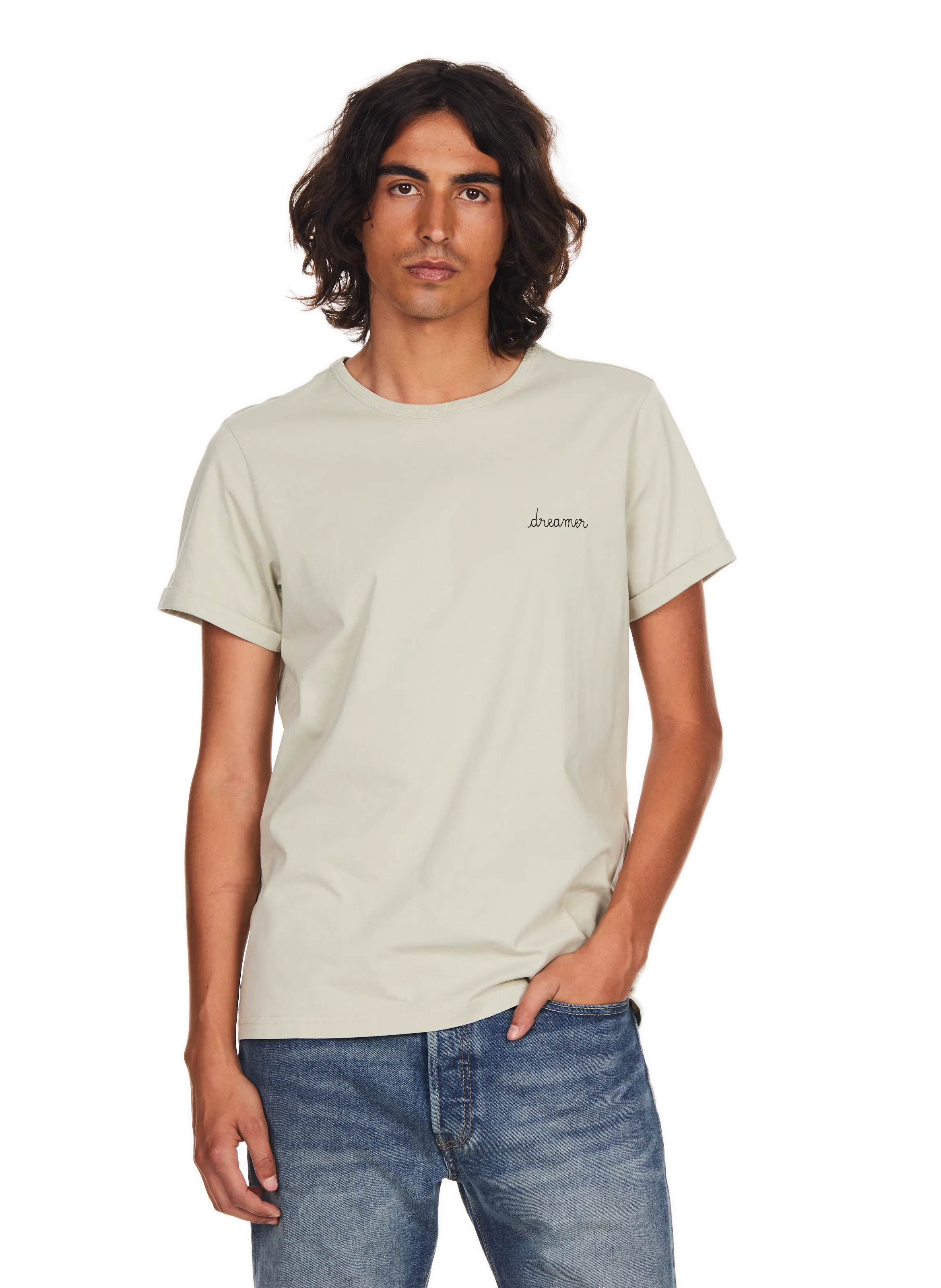 MAISON LABICHE  T-shirt Poitou Dreamer en coton - Gris