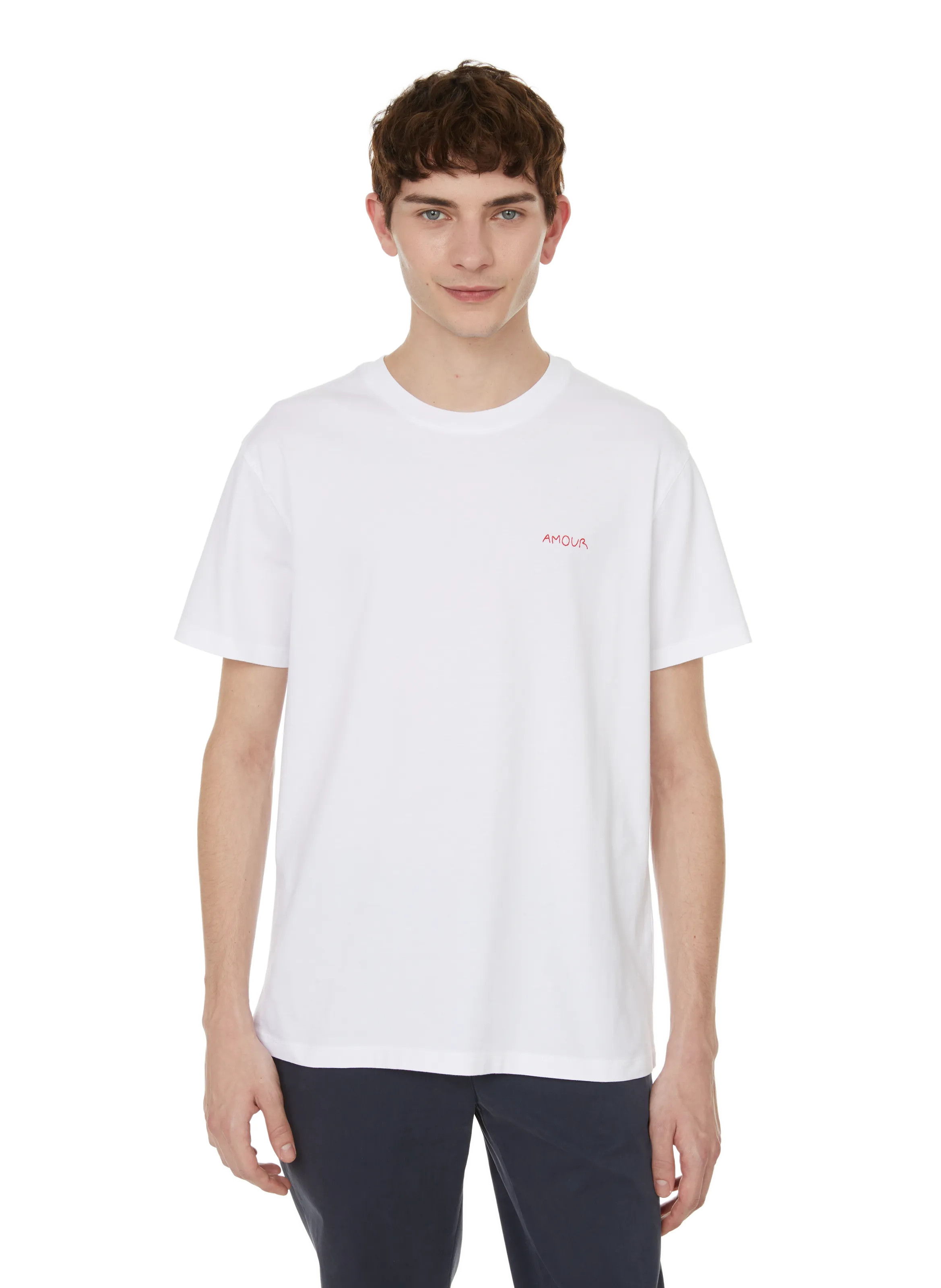 MAISON LABICHE  T-shirt Popincourt Amour en coton - Blanc