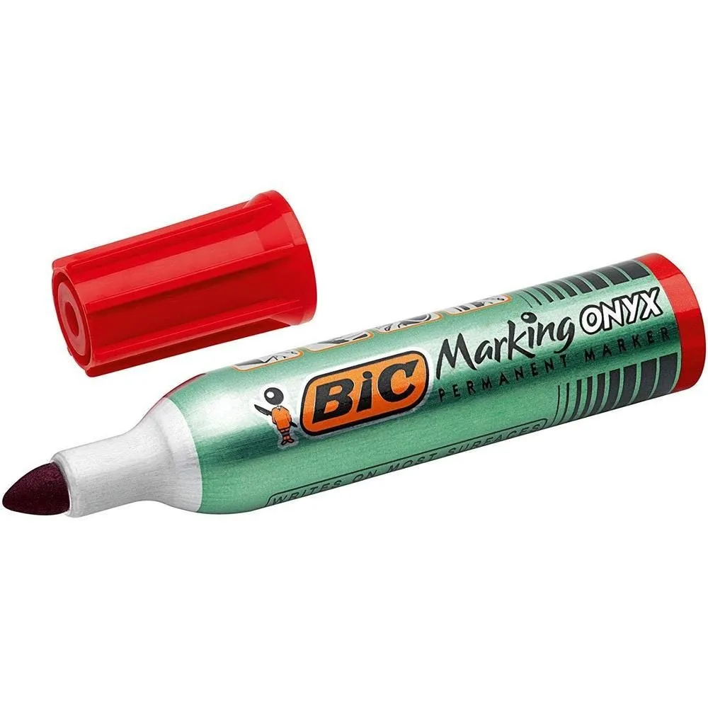Marqueur Permanent MARKING ONYX 1482 Pte Ogive Trait 1,5 mm Rouge