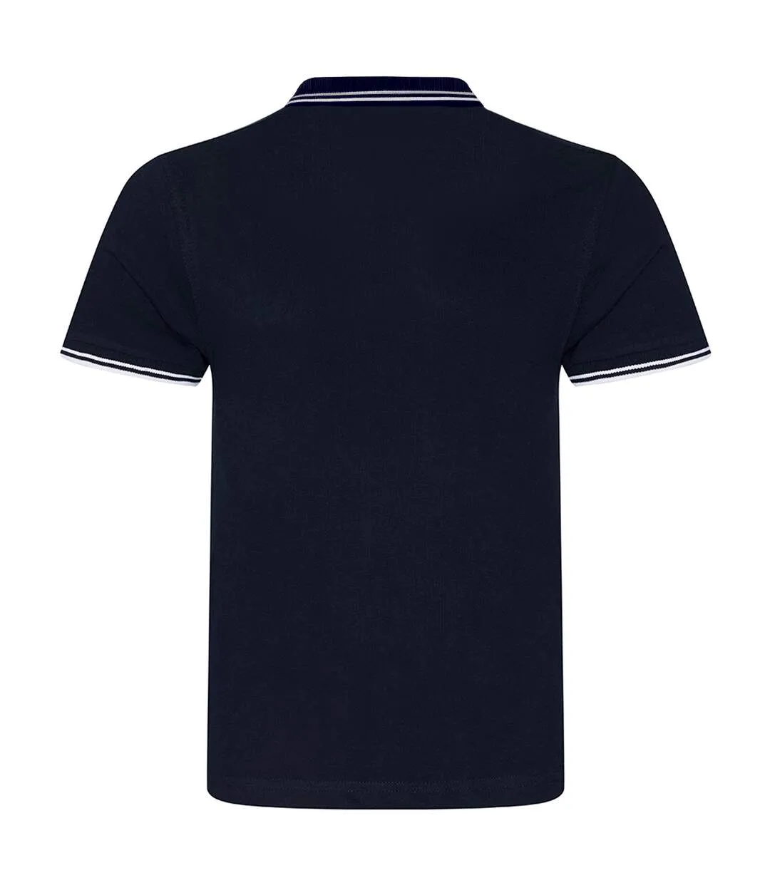 Mens t-shirt polo hommes bleu marine / blanc AWDis