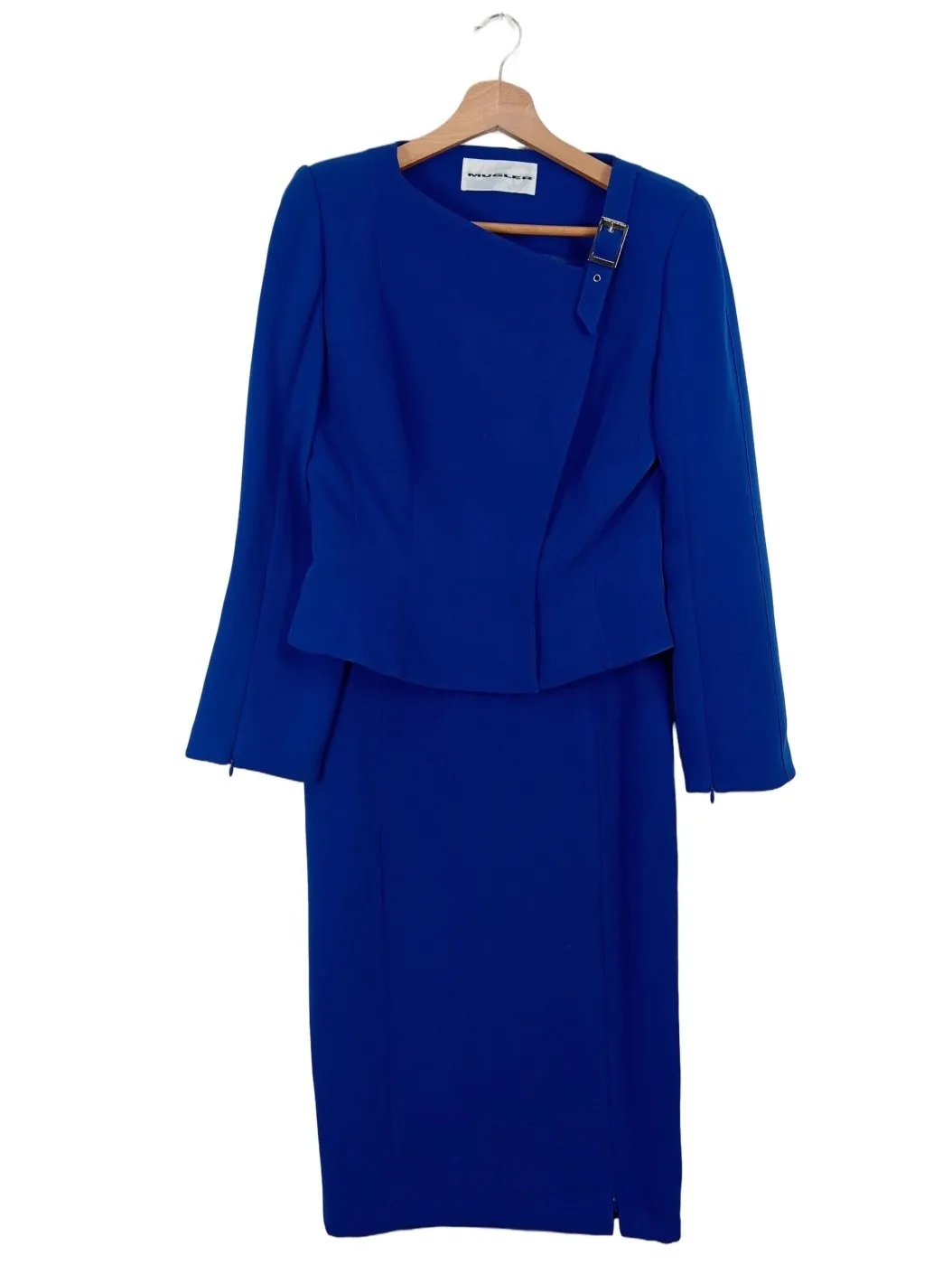 Mugler Tailleur bleu style d’affaires