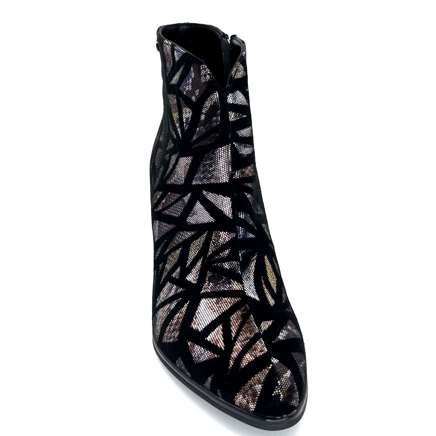 Métamorphose Saboteuse Textile Noir Brillant Multicolore