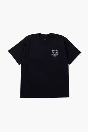 Neighborhood Nh. tee ss-18 Black - GRADUATE STORE