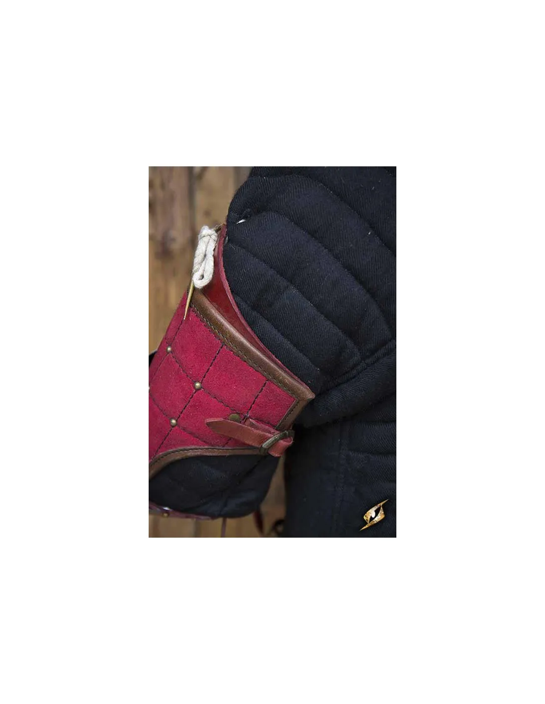 Paladin Protection intégrale des bras, rouge ⚔️ Boutique Épées