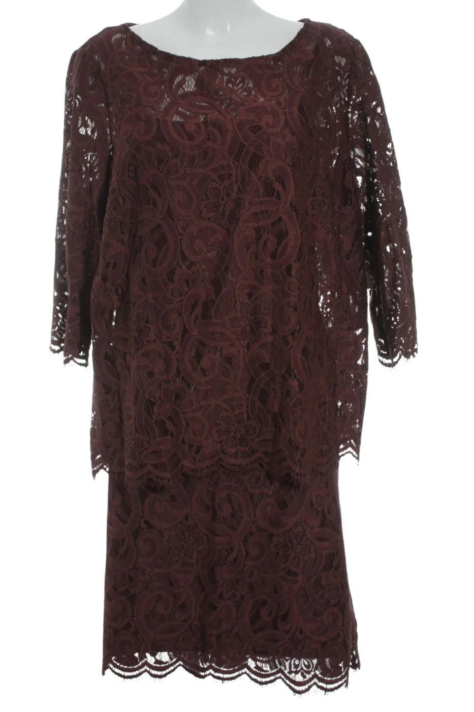 per una by Marks & Spencer Tailleur rouge foncé élégant