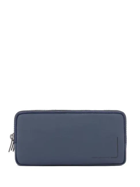 Piquadro Pqj  Étui En Cuir Bleu - Achetez À Prix Outlet!