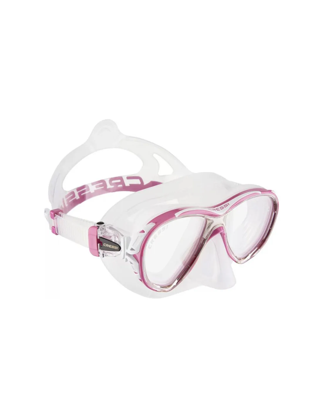 plongée Cressi Masque Naxos Transparent/Rose