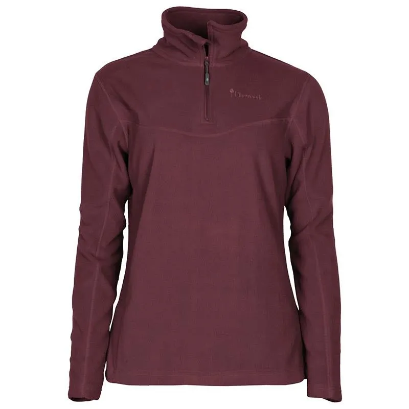 POLAIRE FEMME PINEWOOD TIVEDEN FLEECE W - BORDEAUX