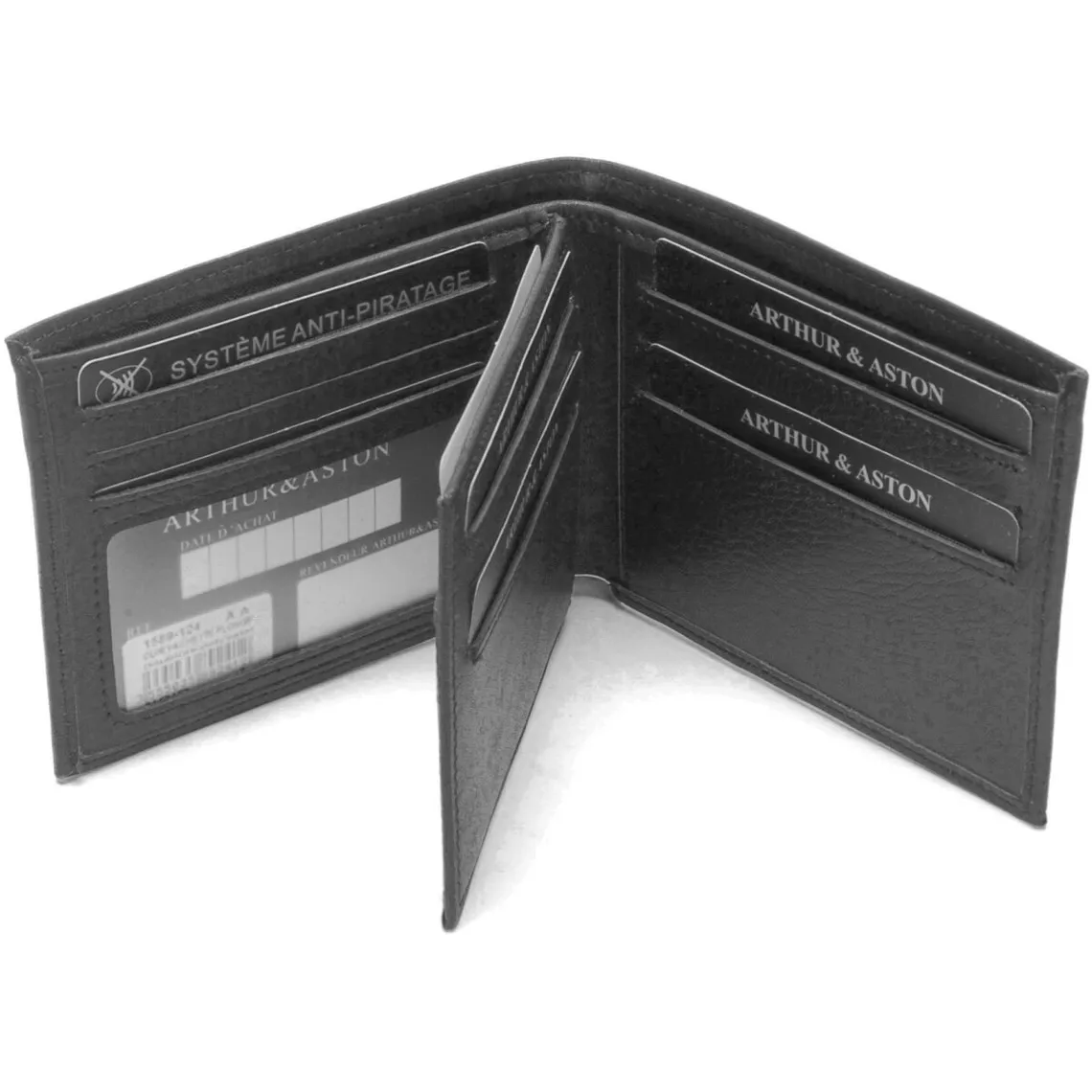PORTE CARTES DANDY - Cuir Noir | 3 Suisses