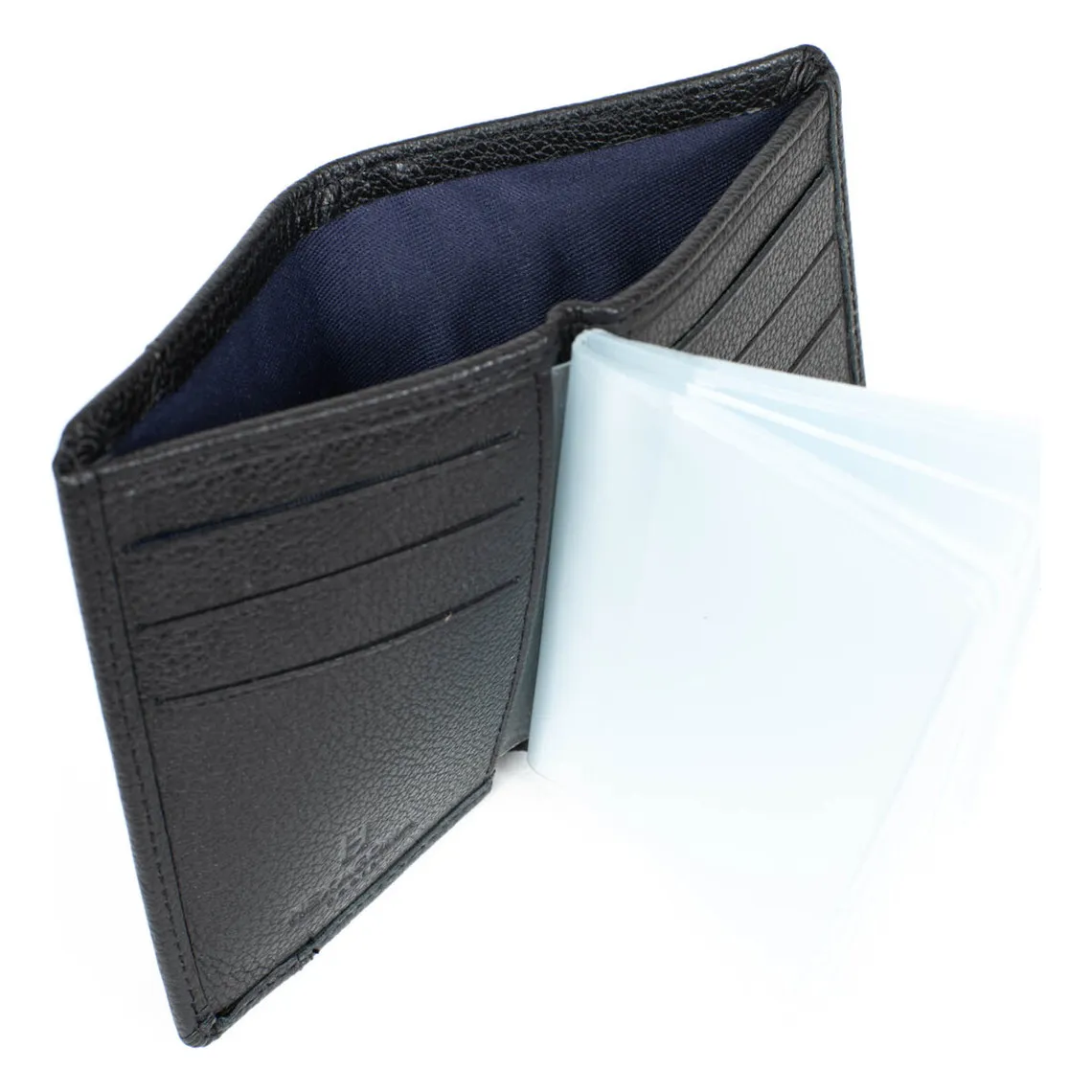 Porte-cartes Stop RFID Cuir DUO Noir | 3 Suisses