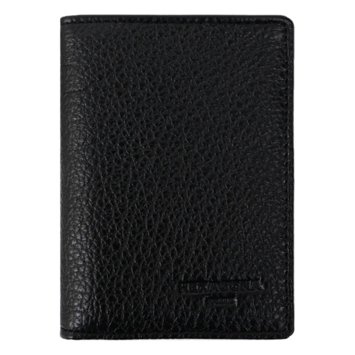 Porte-cartes Stop RFID Cuir ENCORE Noir Saul | 3 Suisses