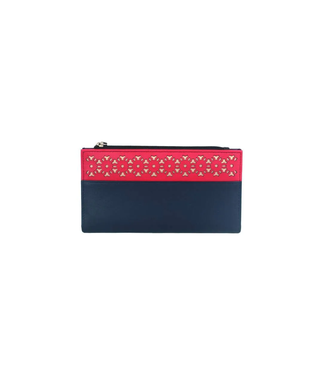 Porte-monnaie karlie femme one size bleu marine / rose Eastern Counties Leather