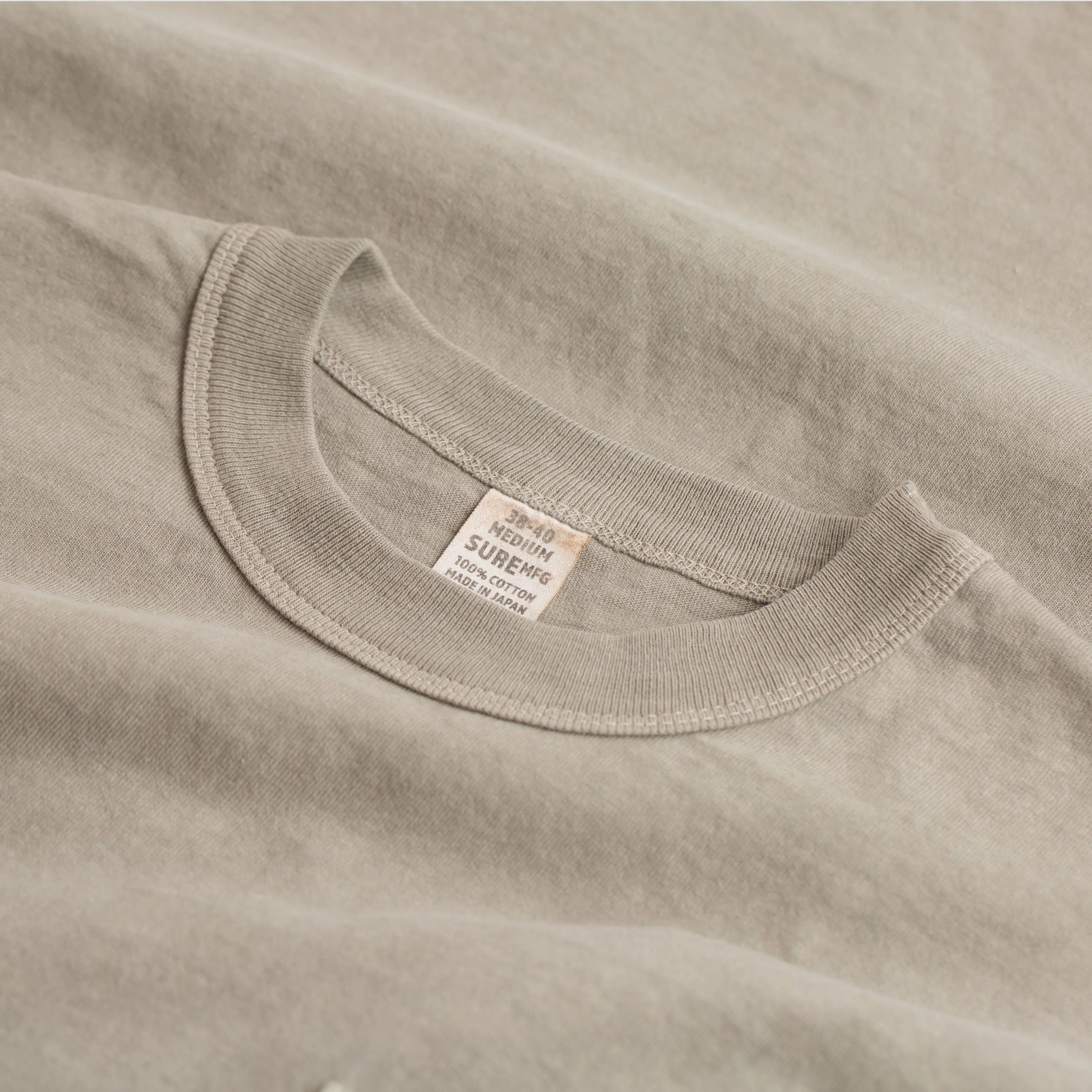 "SURE MFG" 7,5oz Pocket L/S Tee Burnwood