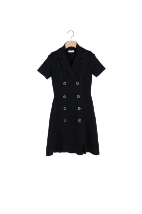 Robe faon tailleur en maille