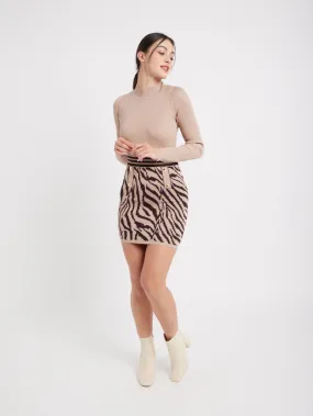 Robe style tailleur graphique