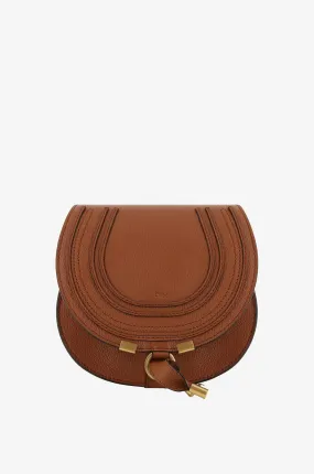 Sac porté épaule en cuir grainé Marcie Small
