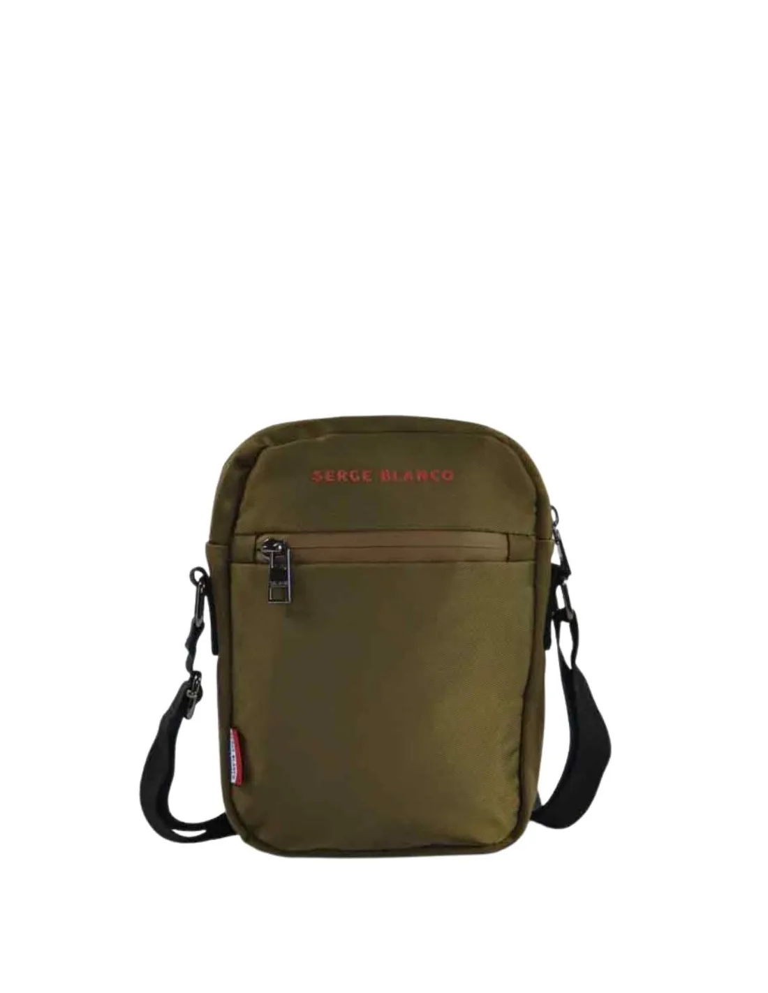 Sacoche bandouliere homme Serge Blanco Ref 56407 183 Marron 18*4*23 cm