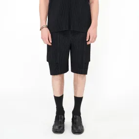Short Cargo Issey Miyake Homme Plissé Noir