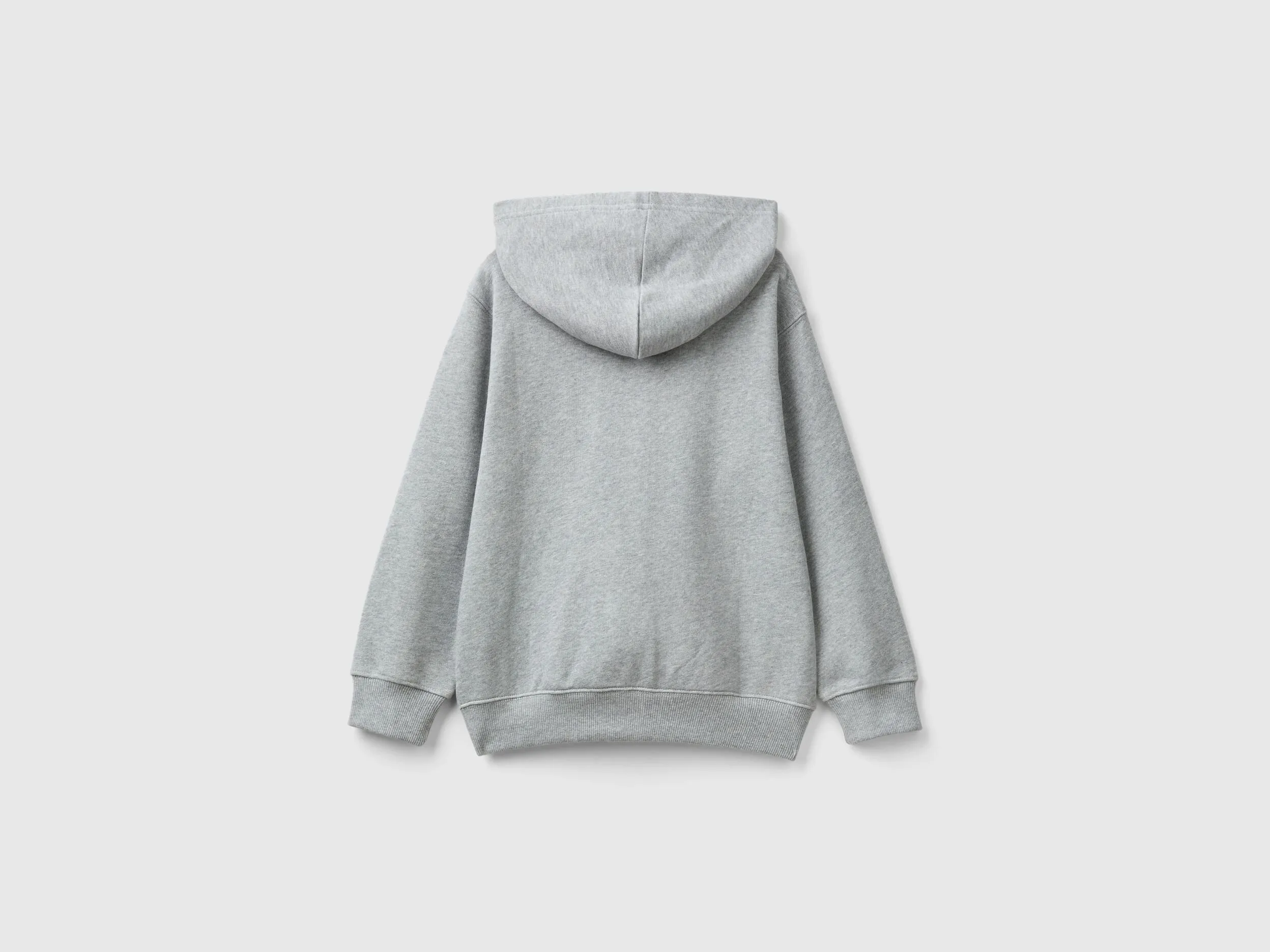 Sweat zippé à logo brodé
