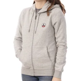Sweat Zippé Gris Femme Jott Oaxaca