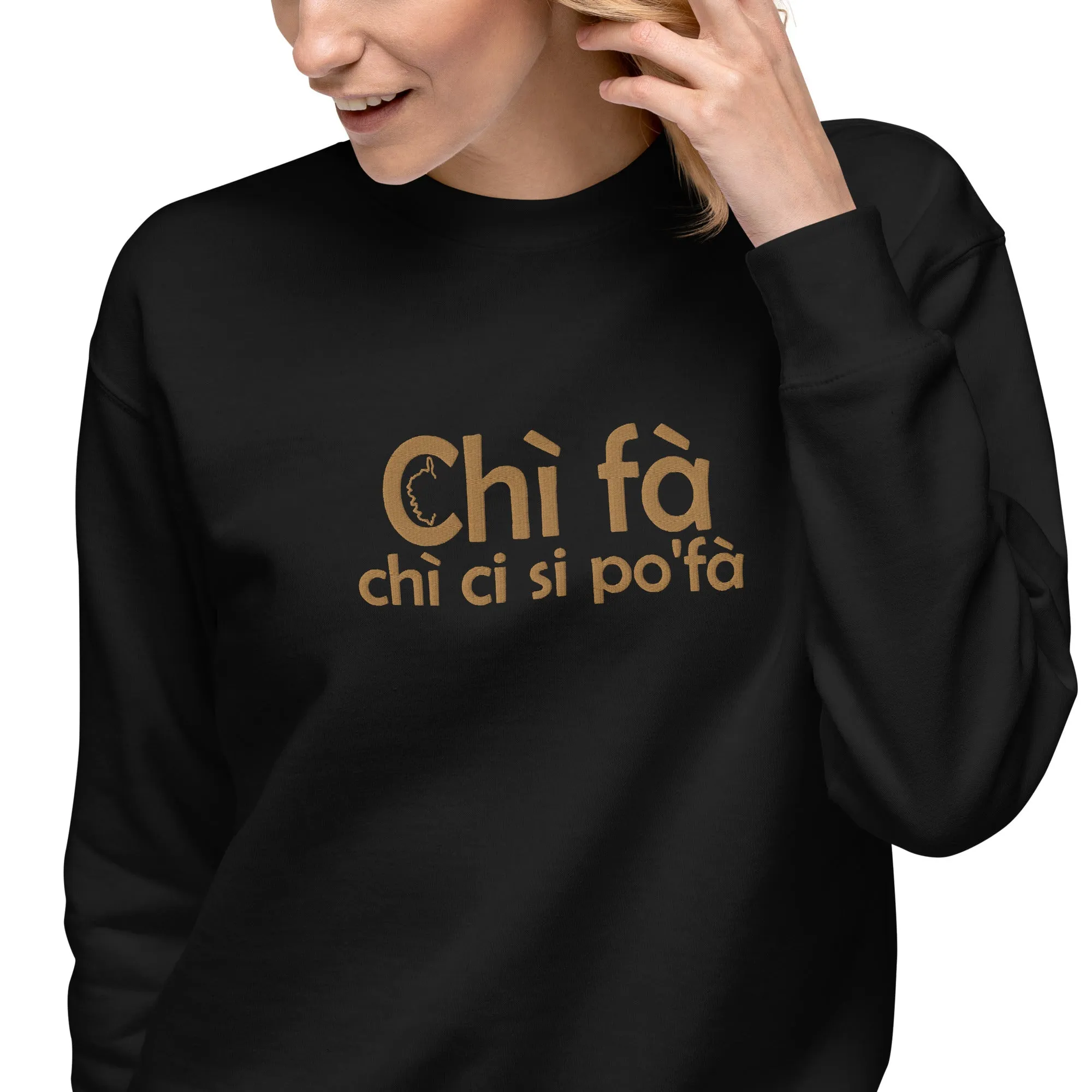 Sweatshirt premium Brodé Chi Fà